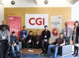 Computing students work experience at CGI