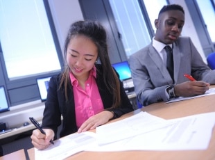 Students at Solihull College & University Centre