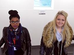 happy students celebrating gcses