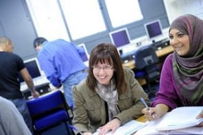 students in adult learning courses