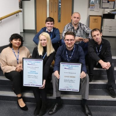 The Marketing Team & Graphic Design Team at Solihull College & University Centre