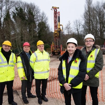 Staff and students from Solihull College