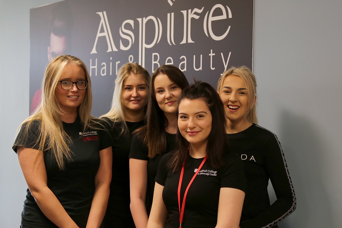 Hair apprentices style their way to success Solihull College