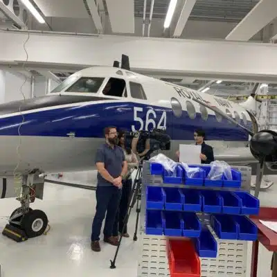 Filming by aircraft