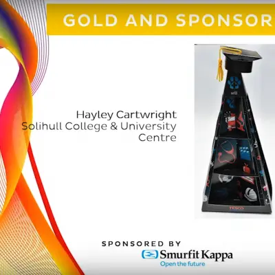 Hayley Cartwright's award