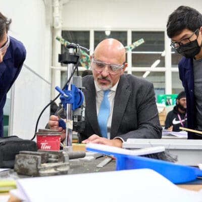 The Rt Hon Nadhim Zahawi MP, the Secretary of State for Education, at the GBSIoT Hub.