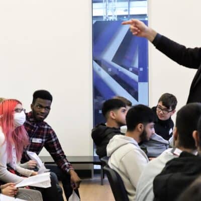 Students in The Ideator lecture