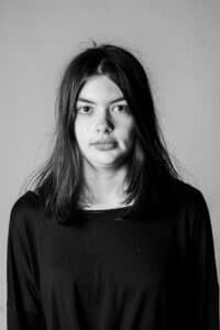 Student headshot in black and white
