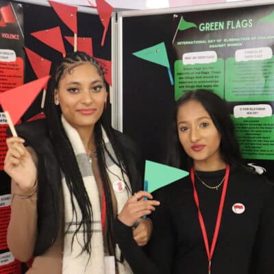 College raises awareness with red flag campaign