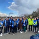 Policing students take part in live operation