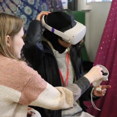 open day at Solihull College - VR experience