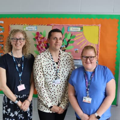 Teacher Training student up for Learner of the Year Award - Alison Gale - Education & Childcare Lecturer, Cam Bagley, Lucy Upton - Education & Childcare Coordinator