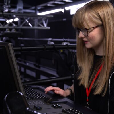 pic of Laura Gilbert at work