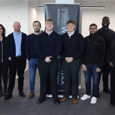 Employees at the Woods Hardwick Birmingham Office