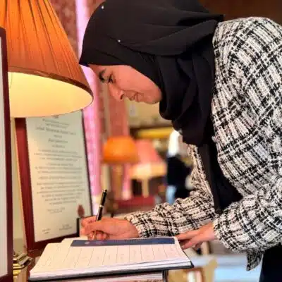 student voice president with mayor