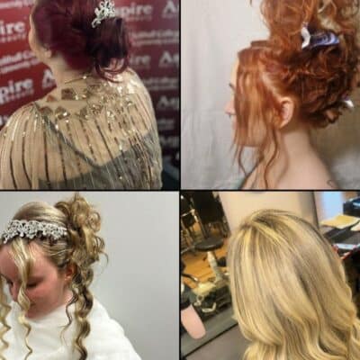 Collage of different hairstyles