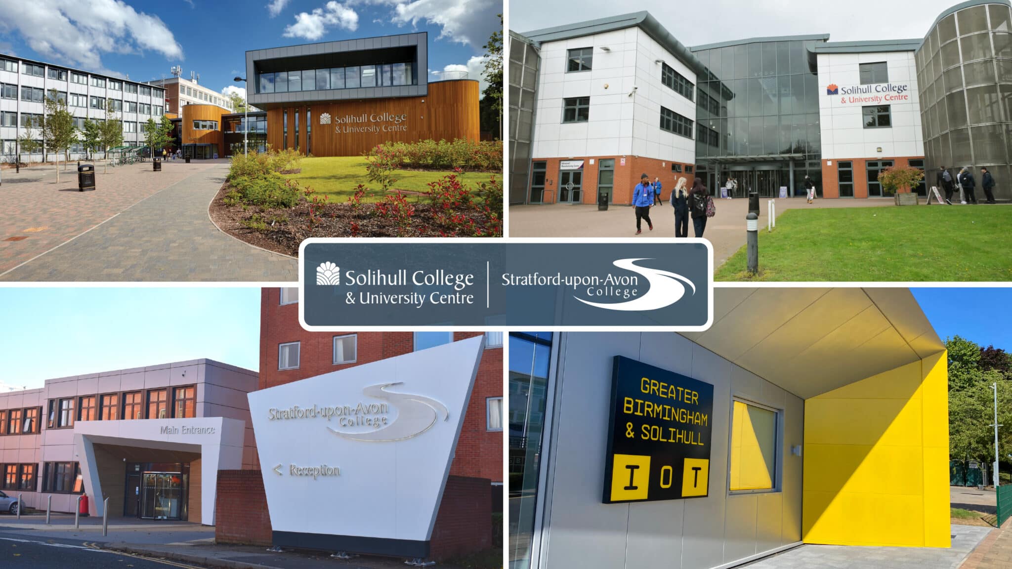 collage of all 3 campuses and the GBSIoT