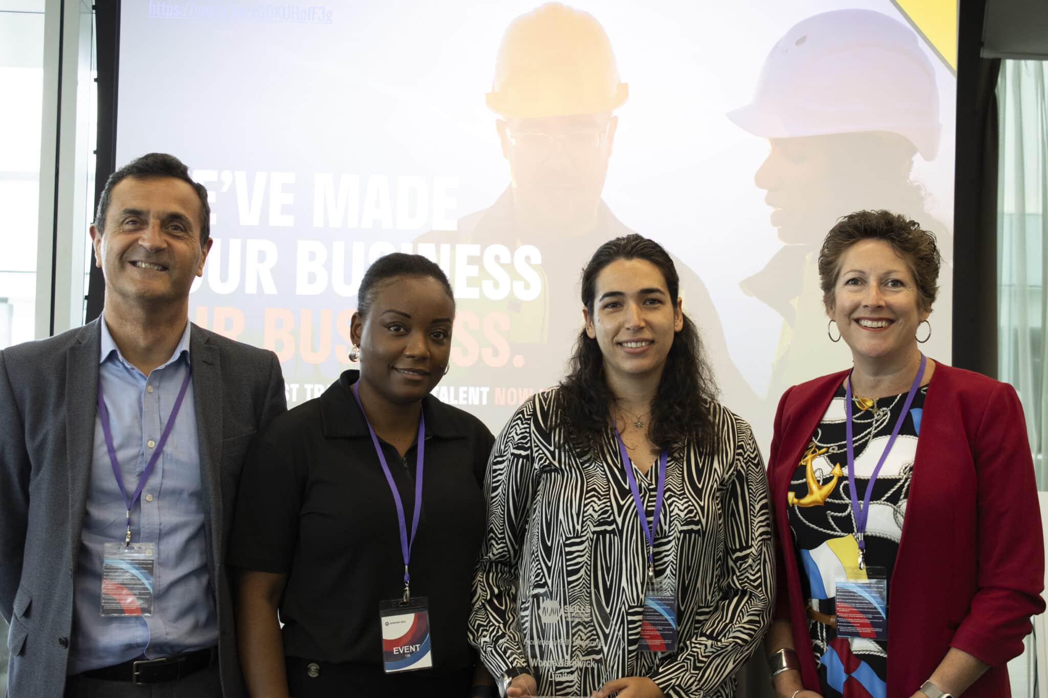 Paul Bates from SCUC, Vanessa Gordon and Elena Martin Lopez from Woods HArdwick and Nancy Buckley from SCUC