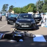 Forensic students tackle live simulation
