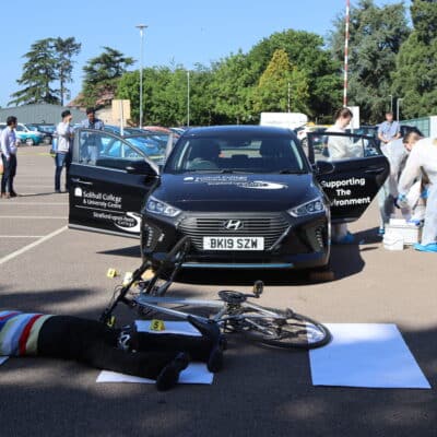 car road collision simulation