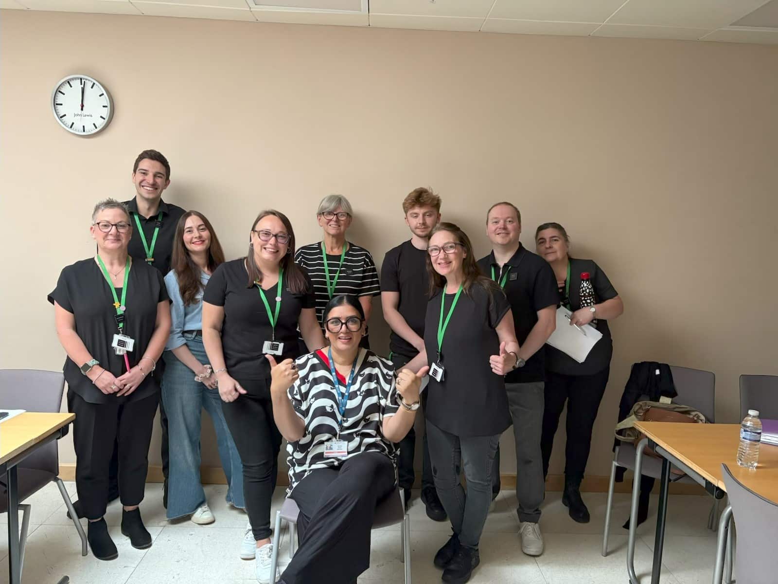 John Lewis partners with British Sign Language BSL tutor