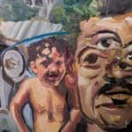 Maya Davis-Stokes painting