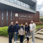Directors from Care2Home with College staff member Shamira Bolia